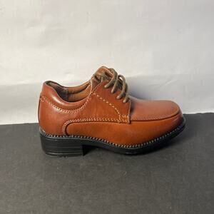 Boys Robert David Lil Alan Loafers Cognac Size 7